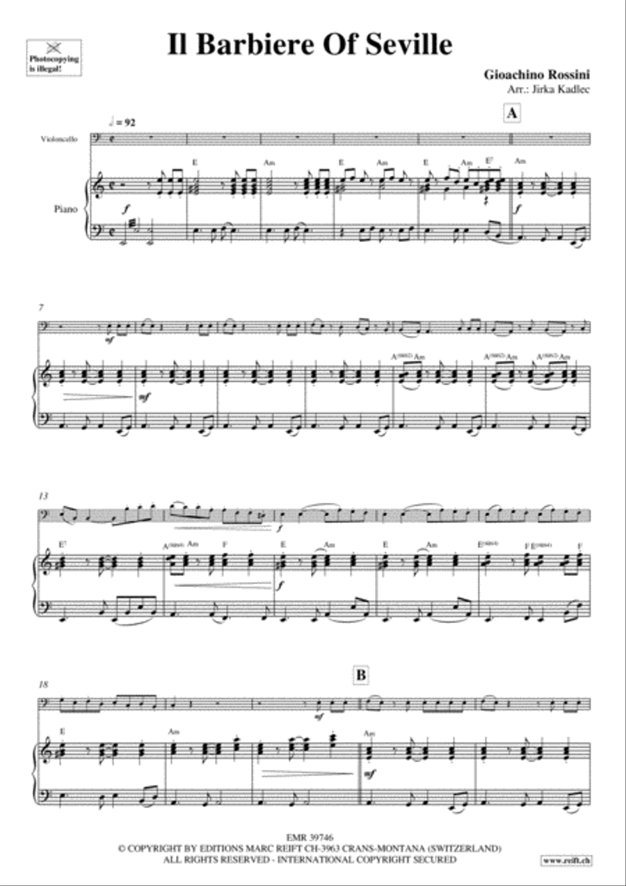 Il Barbiere Of Seville Piano Accompaniment scores gallery preview page 4