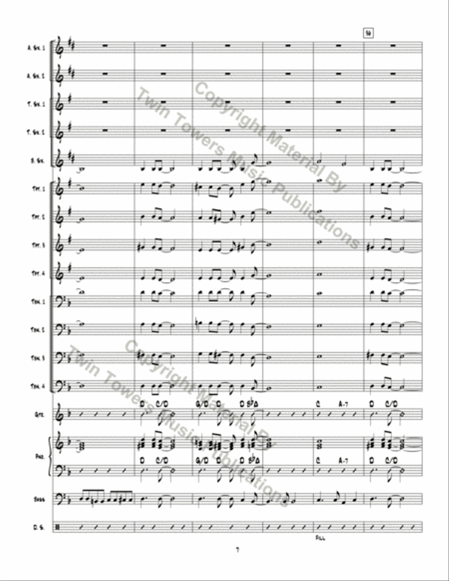 Table Time Table Time Jazz Ensemble scores gallery preview page 8