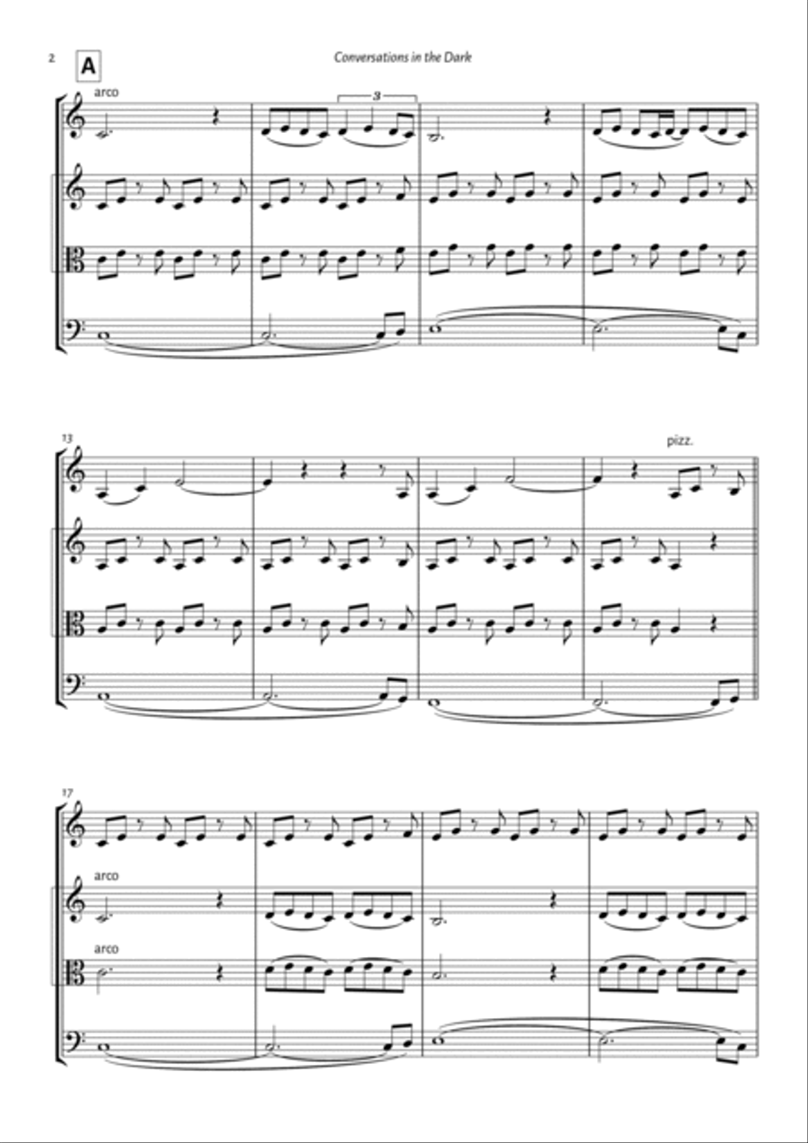 Conversations In The Dark String Trio scores gallery preview page 2