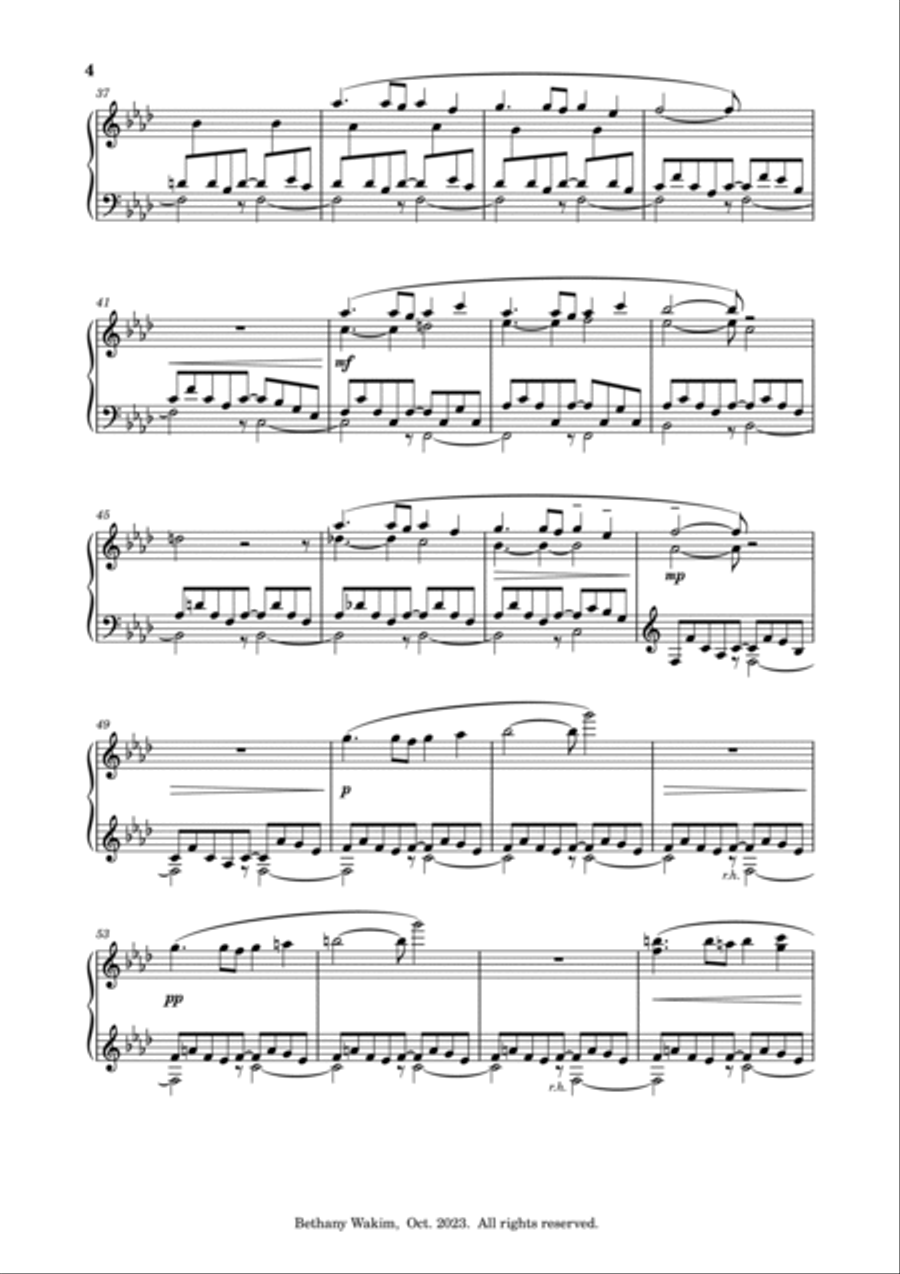 Dream-catcher Piano Solo scores gallery preview page 3
