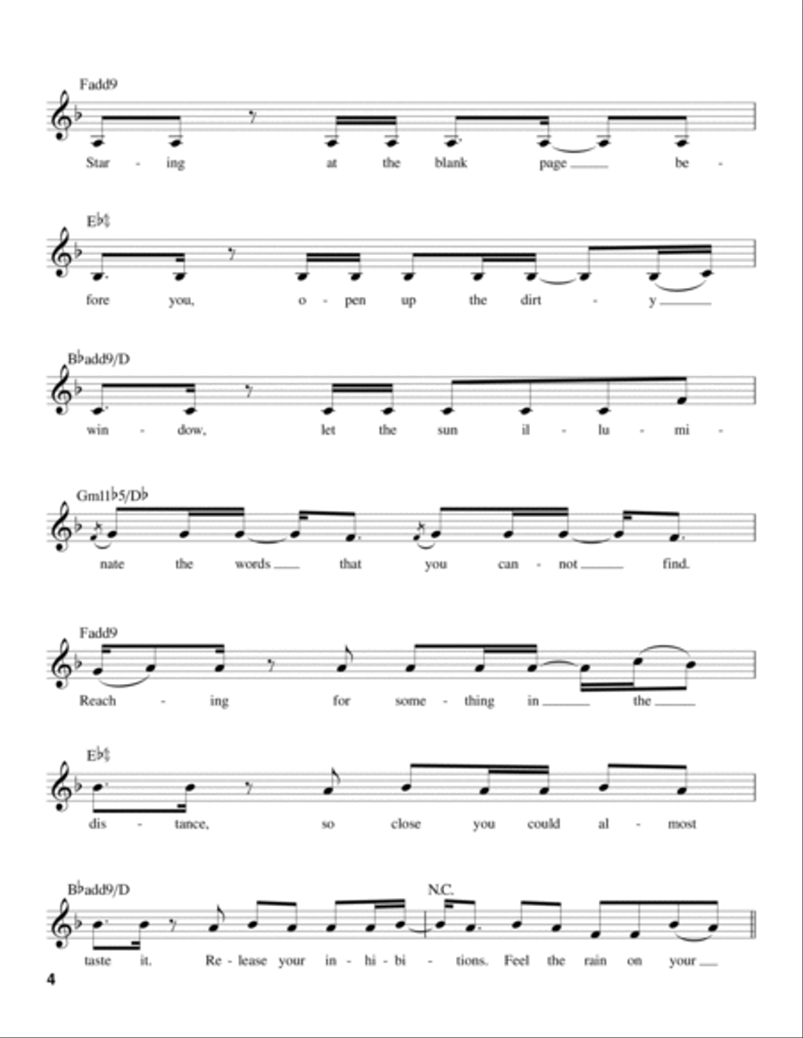 Unwritten Voice scores gallery preview page 4