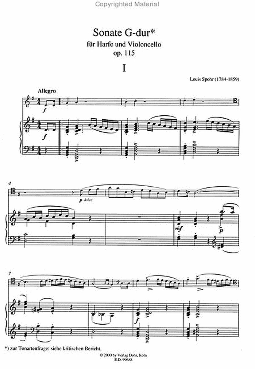 Sonata in G major, opus 116