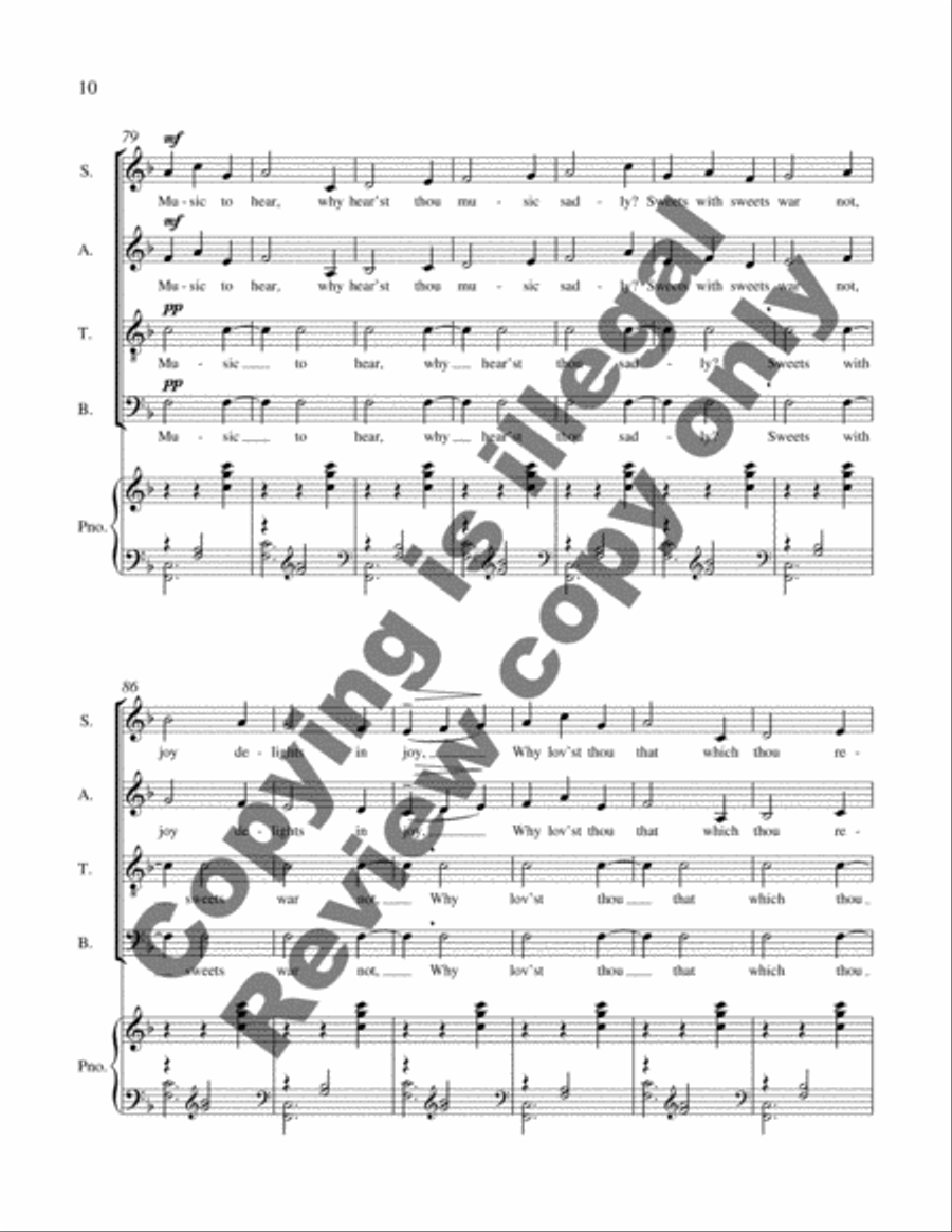 Love and Shapes High Fantastical 4-Part scores gallery preview page 18