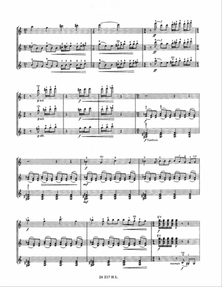 Fin De Siglo Guitar Ensemble scores gallery preview page 2