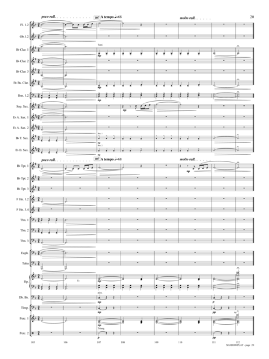 Shadowplay Concert Band scores gallery preview page 18