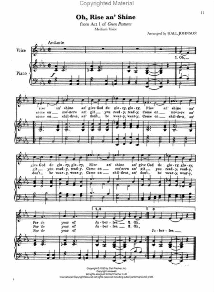 The Hall Johnson Collection Voice scores gallery preview page 2