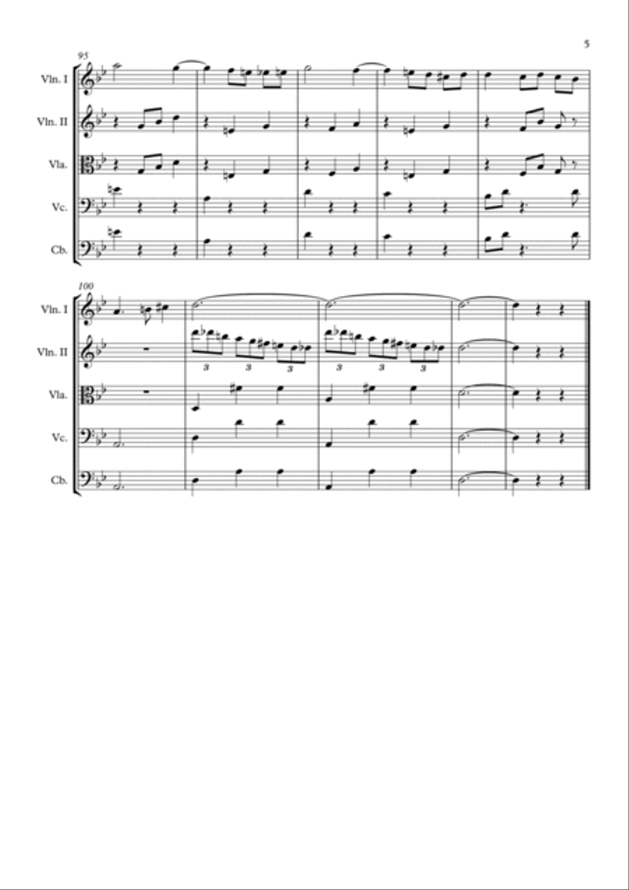 Merry-go-round Of Life String Quintet scores gallery preview page 5