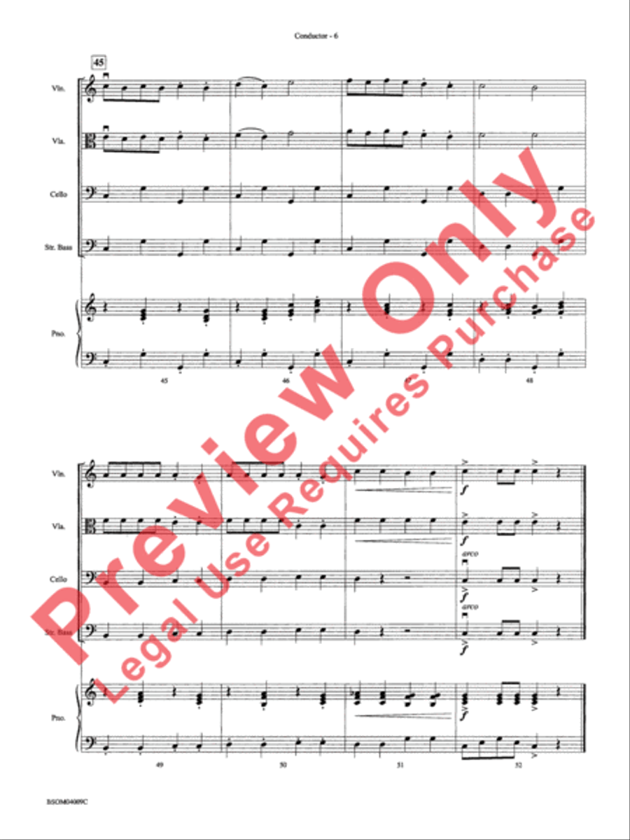 Dance of the Reed Flutes (from The Nutcracker) String Orchestra scores gallery preview page 8