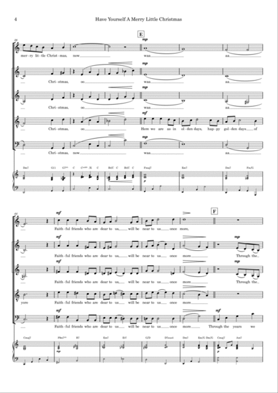 Have Yourself A Merry Little Christmas Divisi scores gallery preview page 4