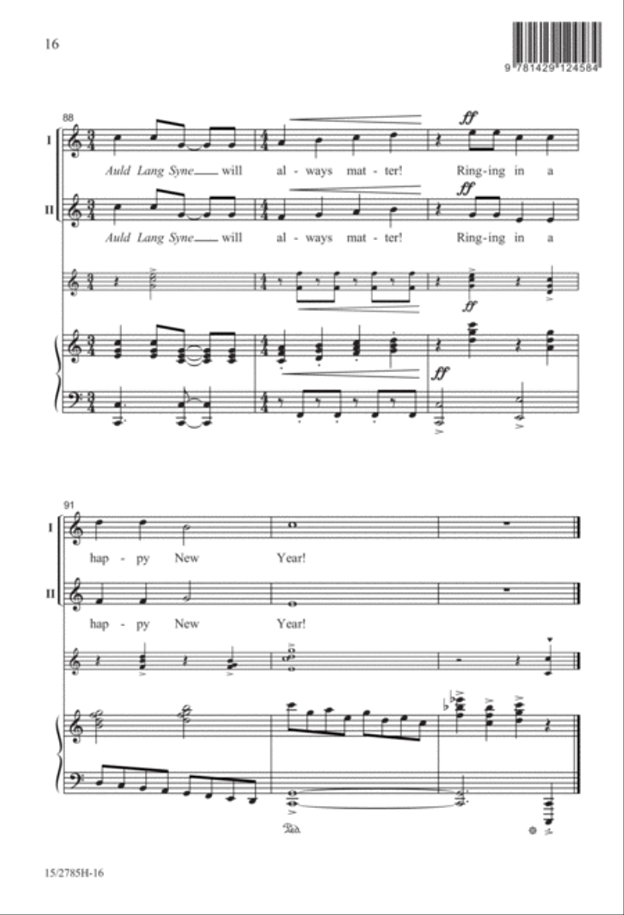 Ringing in the New Year Ringing in the New Year 2-Part scores gallery preview page 17
