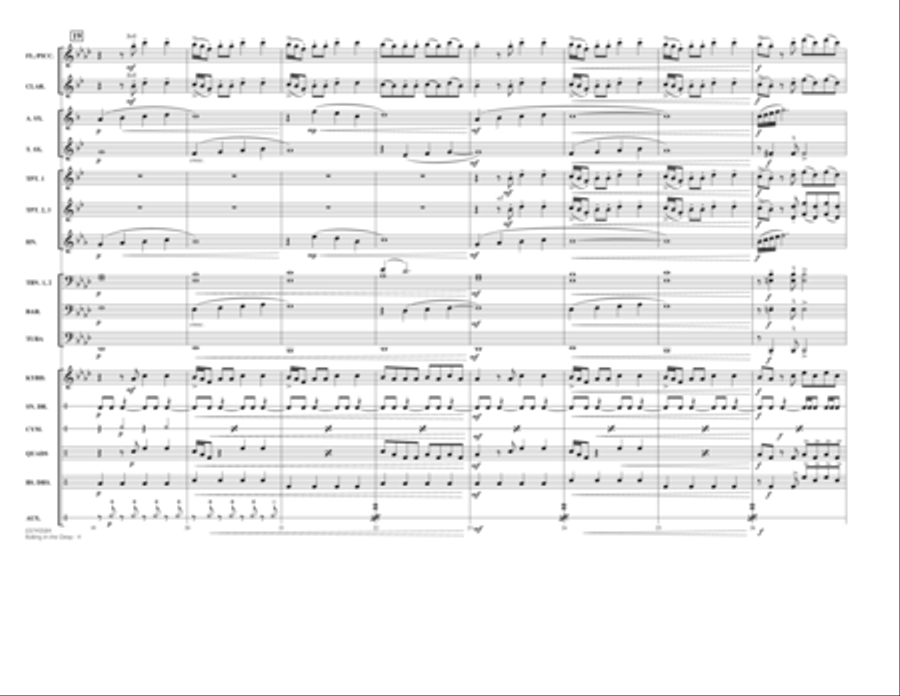 Rolling In The Deep - Full Score Marching Band scores gallery preview page 4