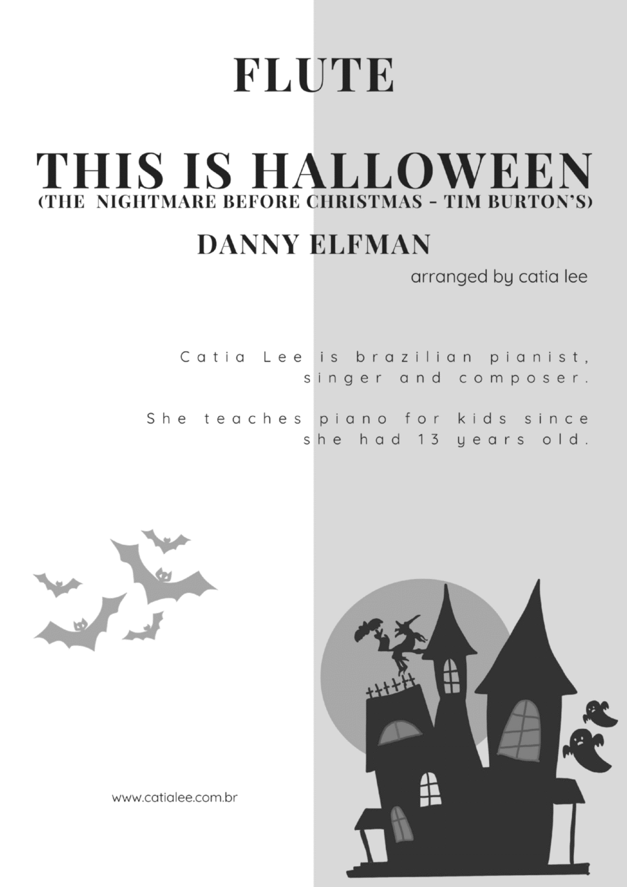 This Is Halloween Flute Solo scores gallery preview page 1