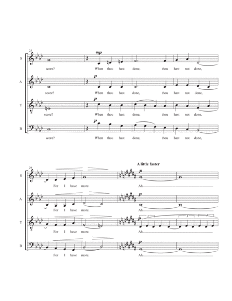 Wilt Thou Forgive? 4-Part scores gallery preview page 5