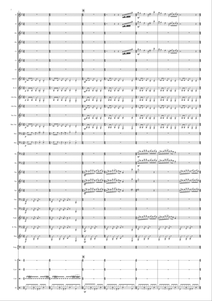 On Las Ramblas Concert Band scores gallery preview page 2