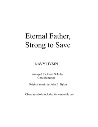 Book cover for Eternal Father, Strong to Save (NAVY and Armed Forces Hymn)