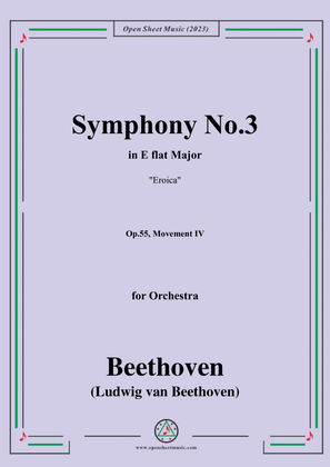 Book cover for Beethoven-Symphony No.3(Eroica),Op.55,Movement IV