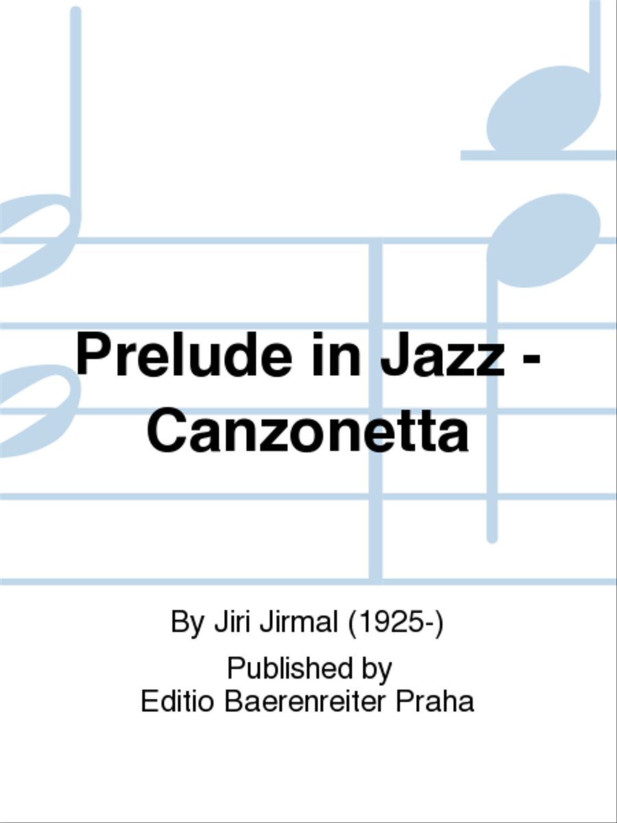 Prelude in Jazz - Canzonetta Acoustic Guitar scores gallery preview page 1
