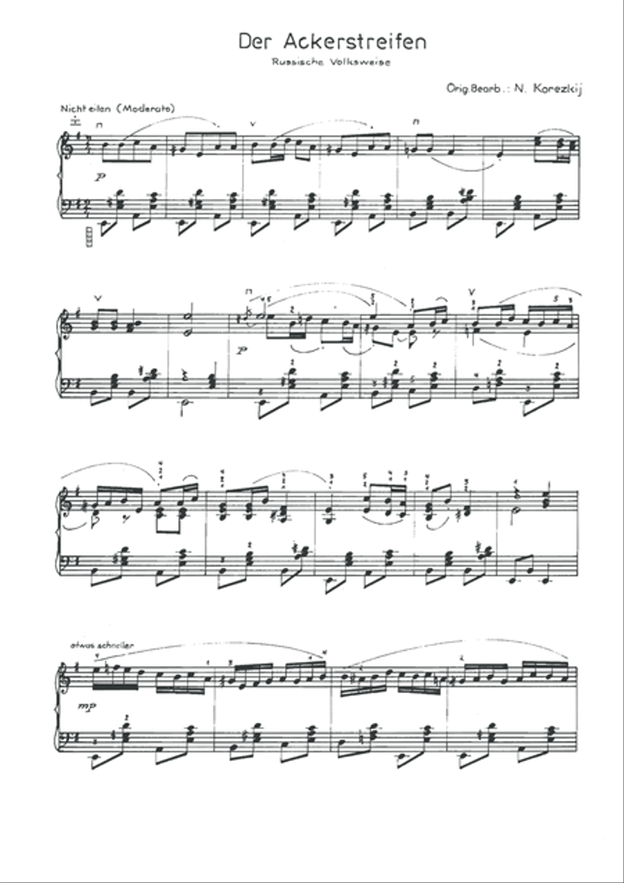 Der Ackerstreifen Accordion scores gallery preview page 3