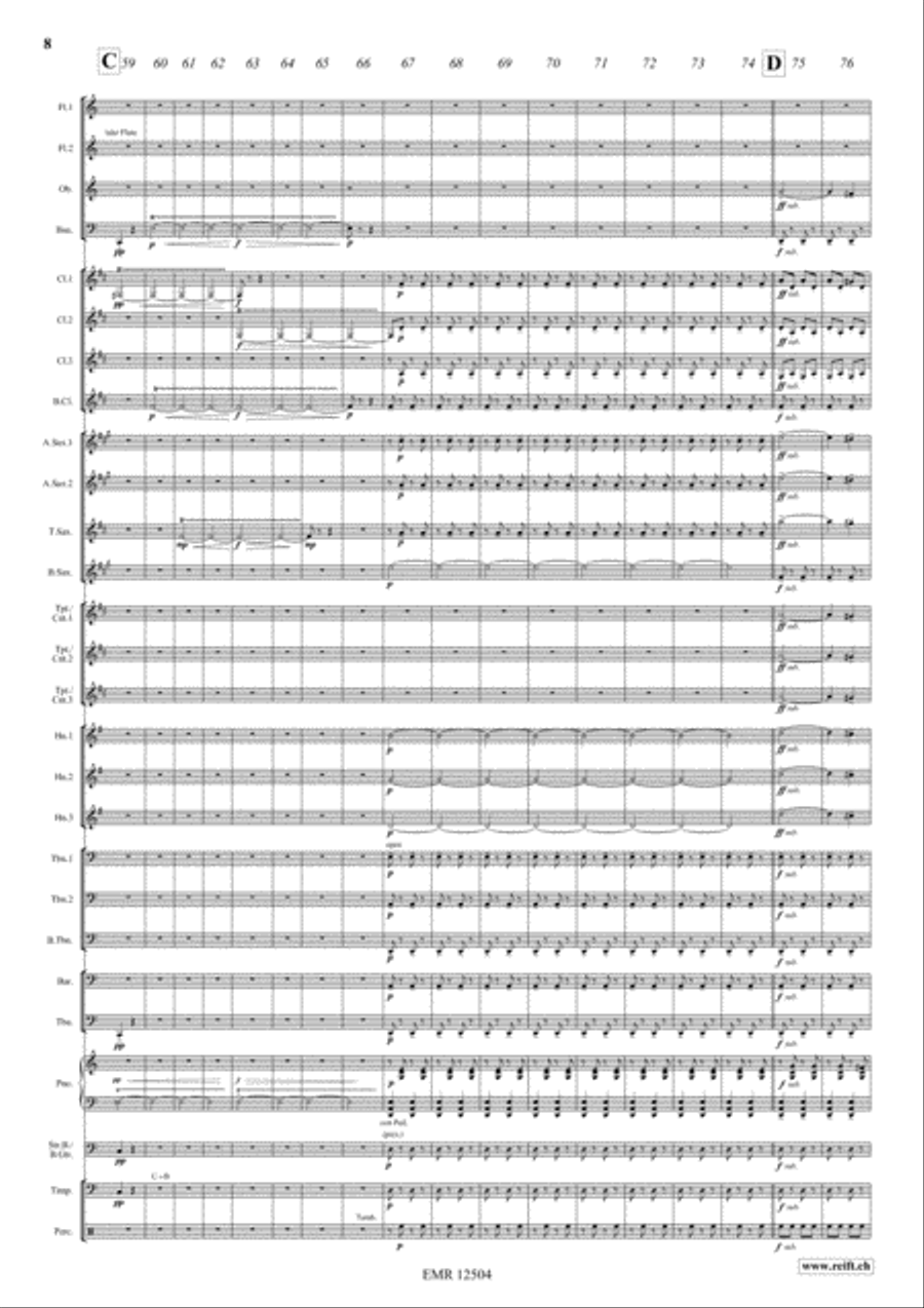 Ritual Fire Dance Ritual Fire Dance Concert Band scores gallery preview page 8