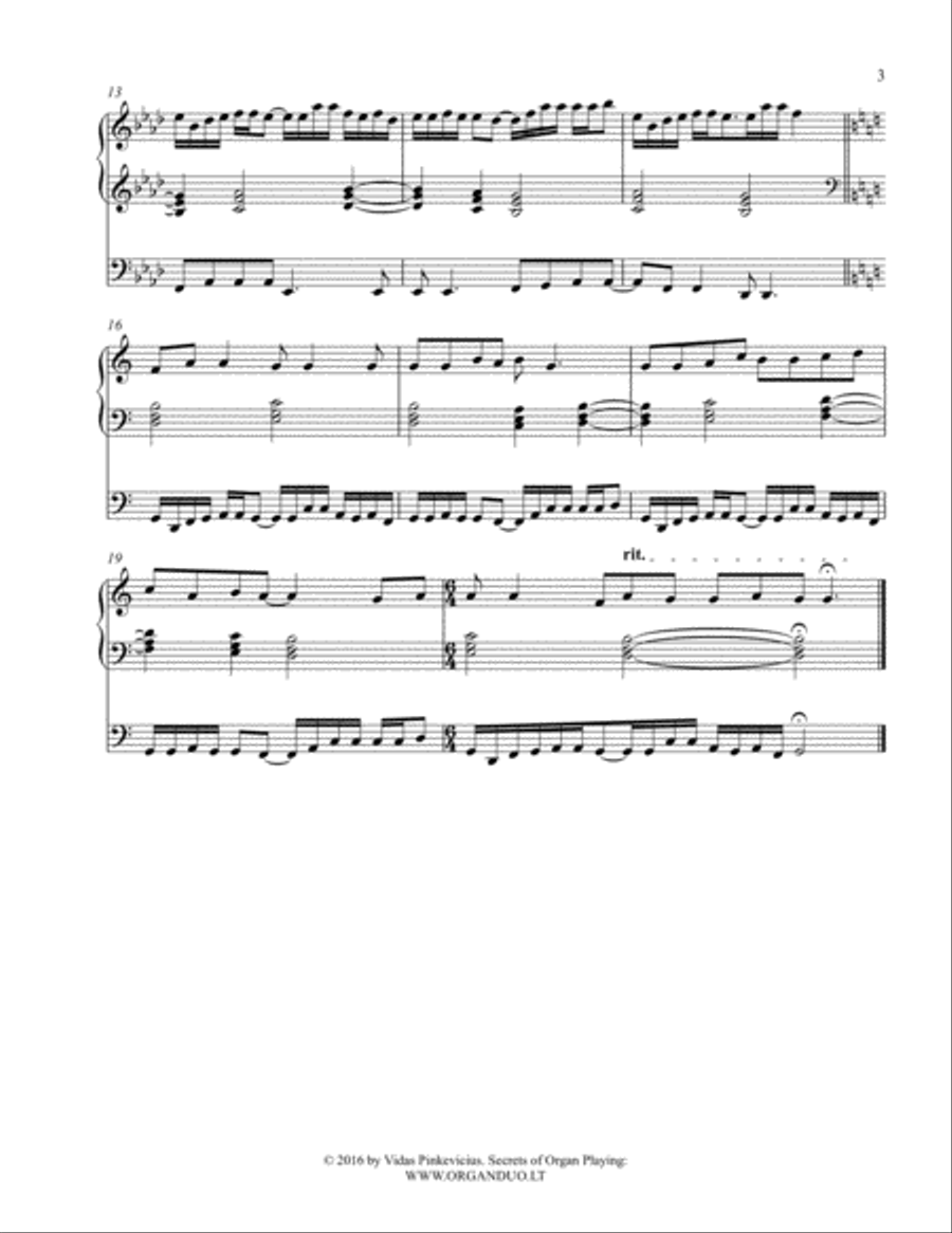 Organ Mass For The 1st Sunday In Advent, Op. 37 Organ Solo scores gallery preview page 3