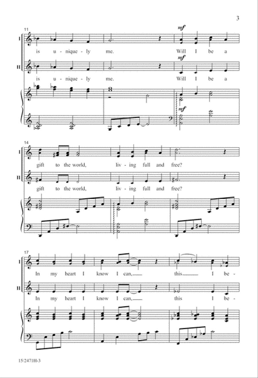 I Believe SSA scores gallery preview page 4