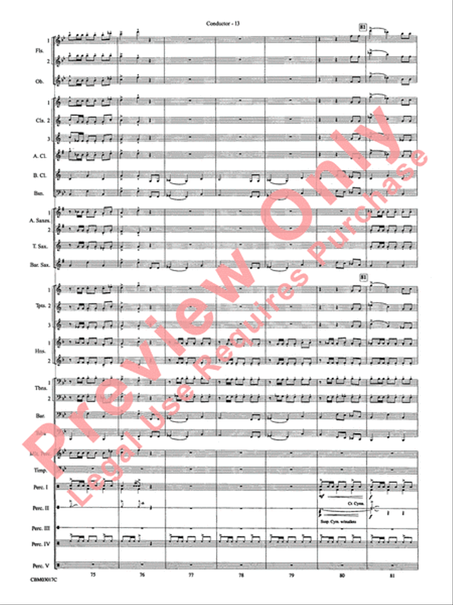 Happy Birthday Around the World Concert Band scores gallery preview page 16