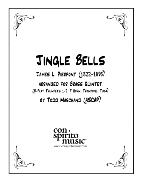 Jingle Bells - brass quintet image number null
