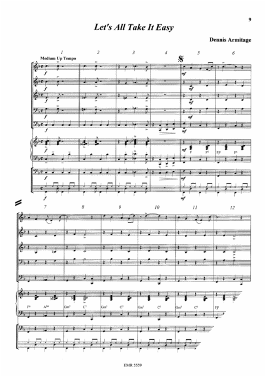 Dixieland Dixieland Concert Band scores gallery preview page 4