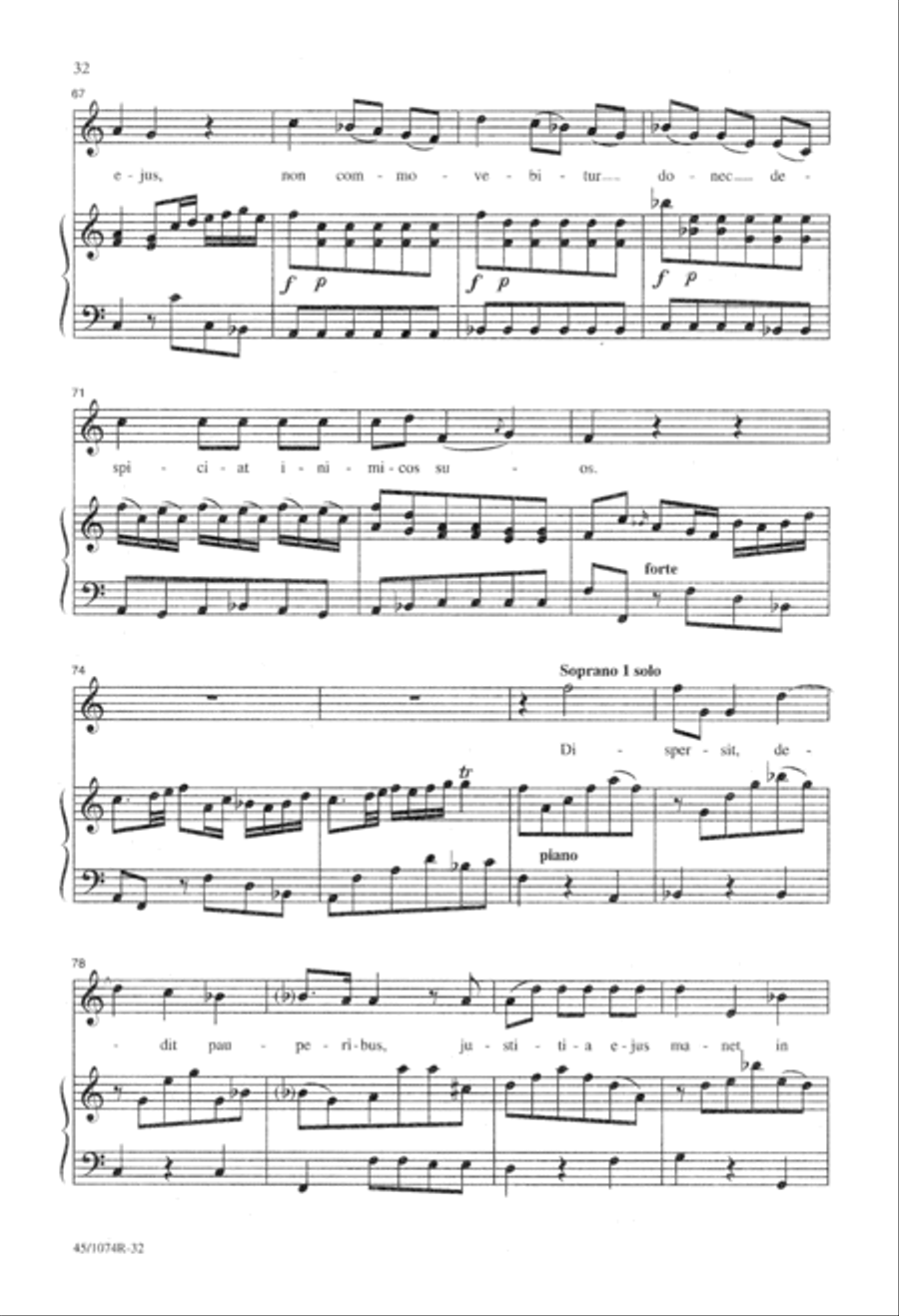 Vesperae Pro Festo Sancti Innocentium SSA scores gallery preview page 41