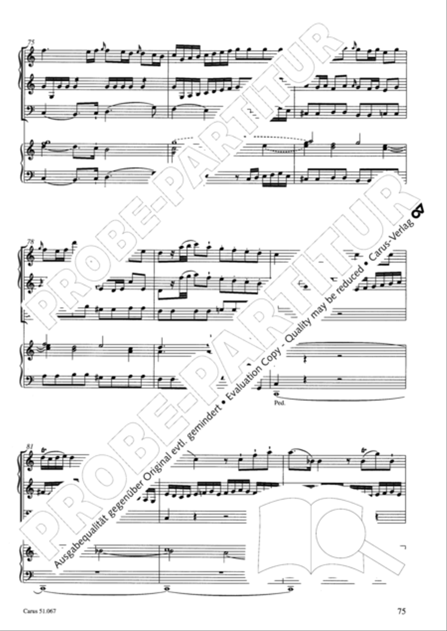 Church Sonatas Collection / Songbook scores gallery preview page 76