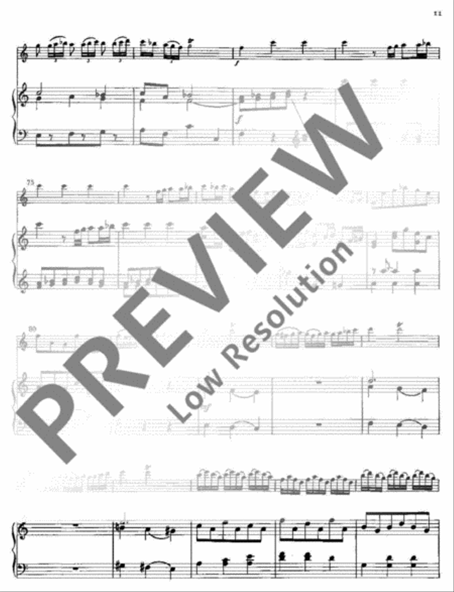 Concerto C major Piccolo scores gallery preview page 12