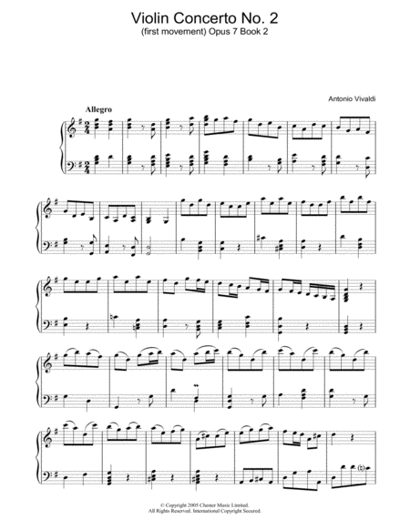 Allegro Op.7, Book 2
