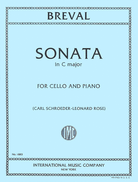 Jean Baptiste Sebastien Breval: Sonata in C major
