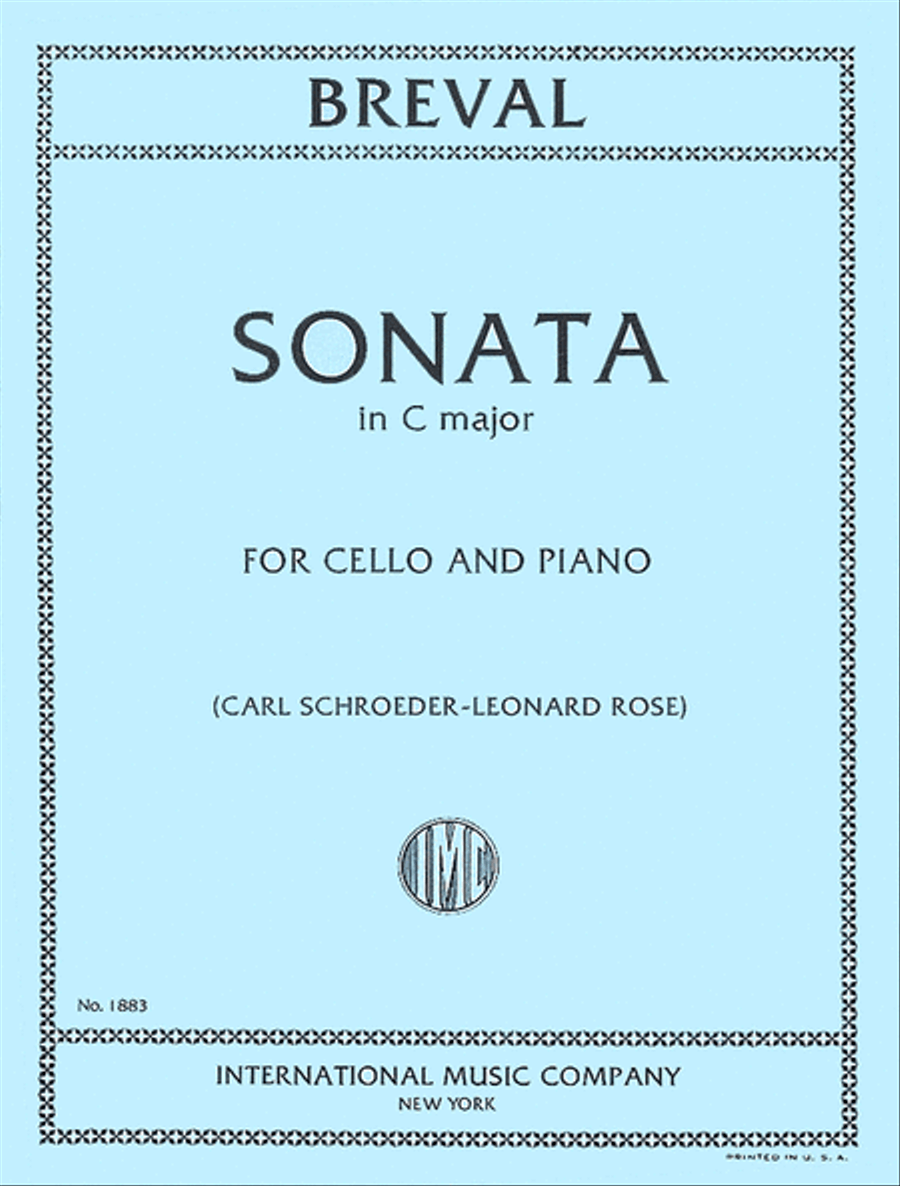 Book cover for Sonata In C Major