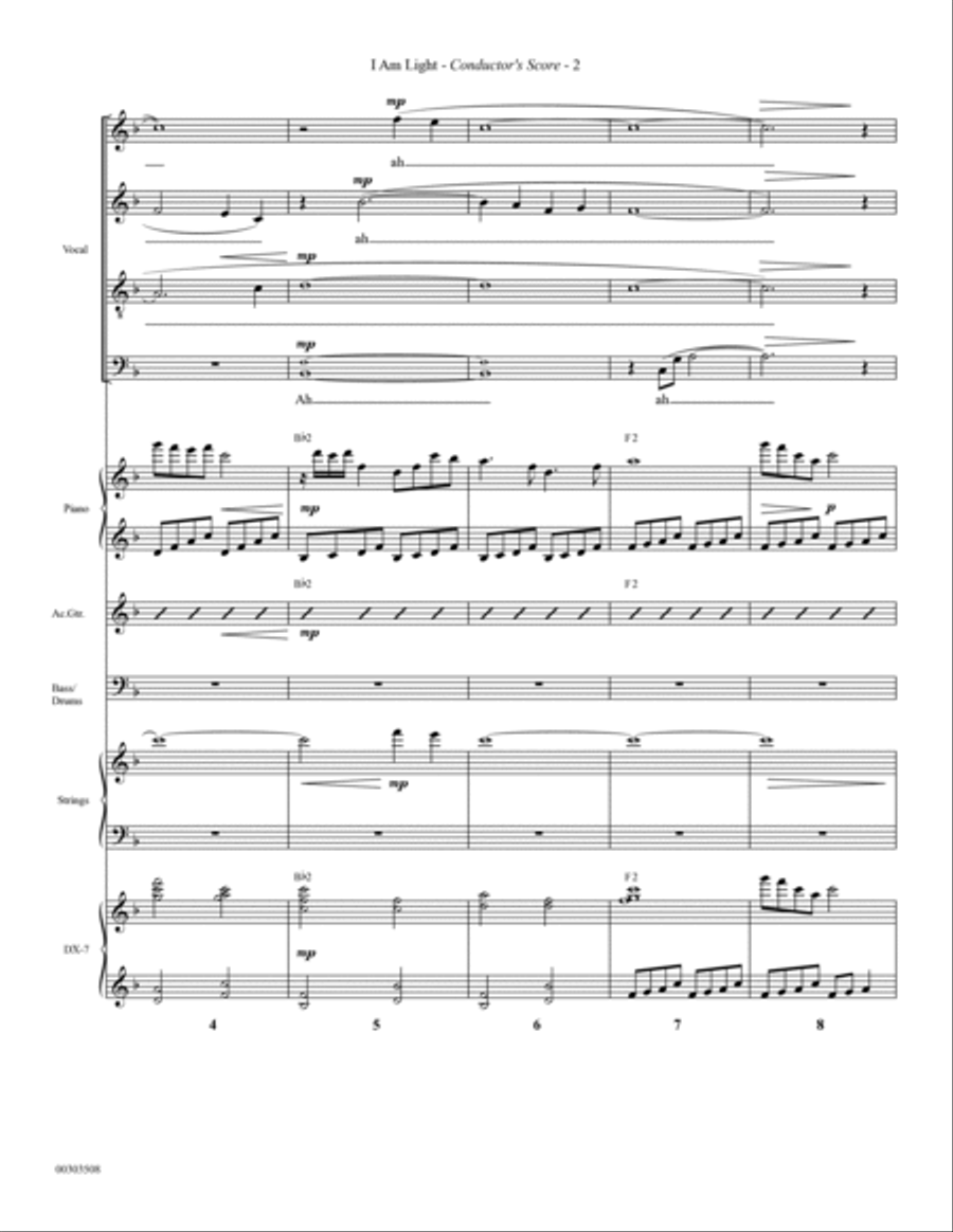 I Am Light (arr. Mark Hayes and Kimberly Lilley) - Full Score Choir scores gallery preview page 2
