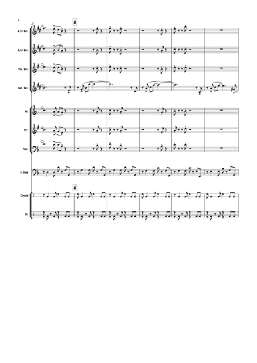 Coisa No. 1 Jazz Ensemble scores gallery preview page 4