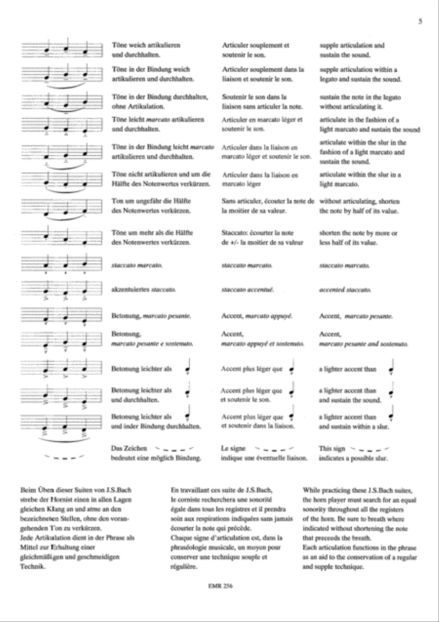 6 Suites Horn Solo scores gallery preview page 7