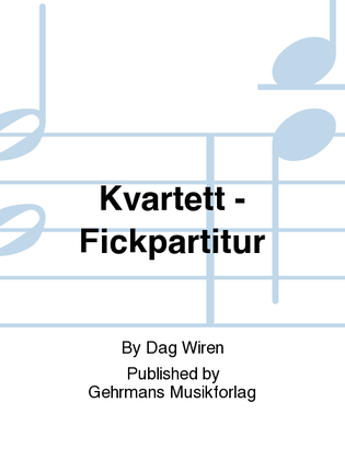 Kvartett - Fickpartitur