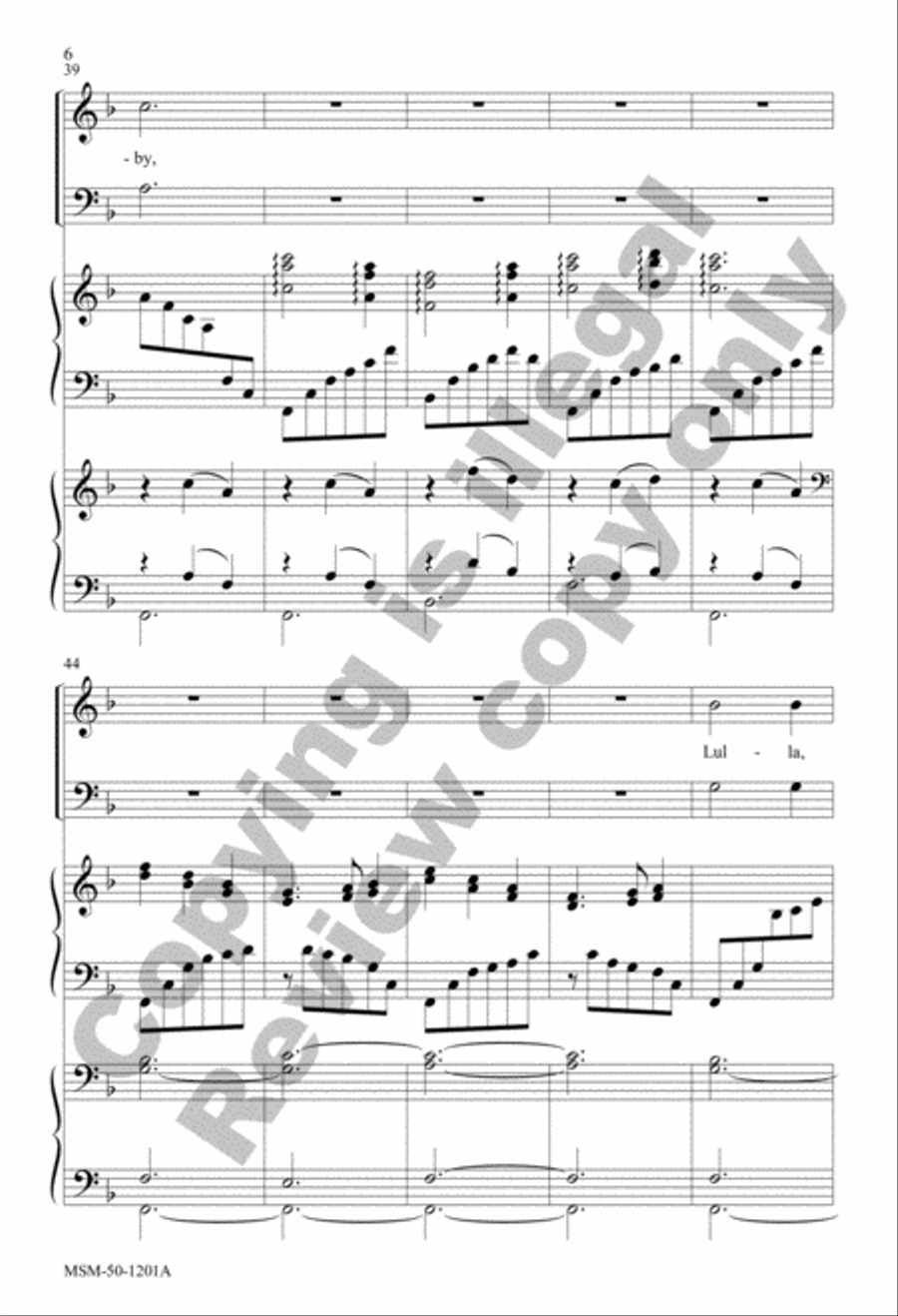Joseph, Dearest, Joseph Mine 3-Part scores gallery preview page 6