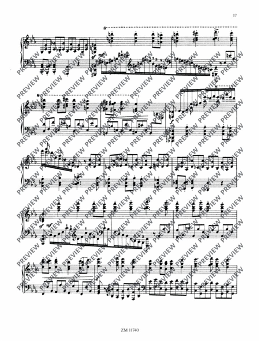 Twelve Études in Progressive Difficulty Piano Solo scores gallery preview page 18