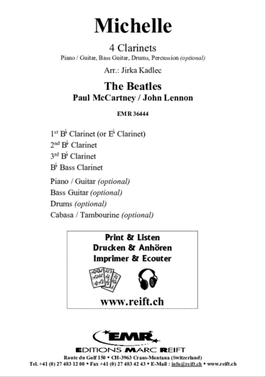 Michelle Michelle Clarinet scores gallery preview page 2