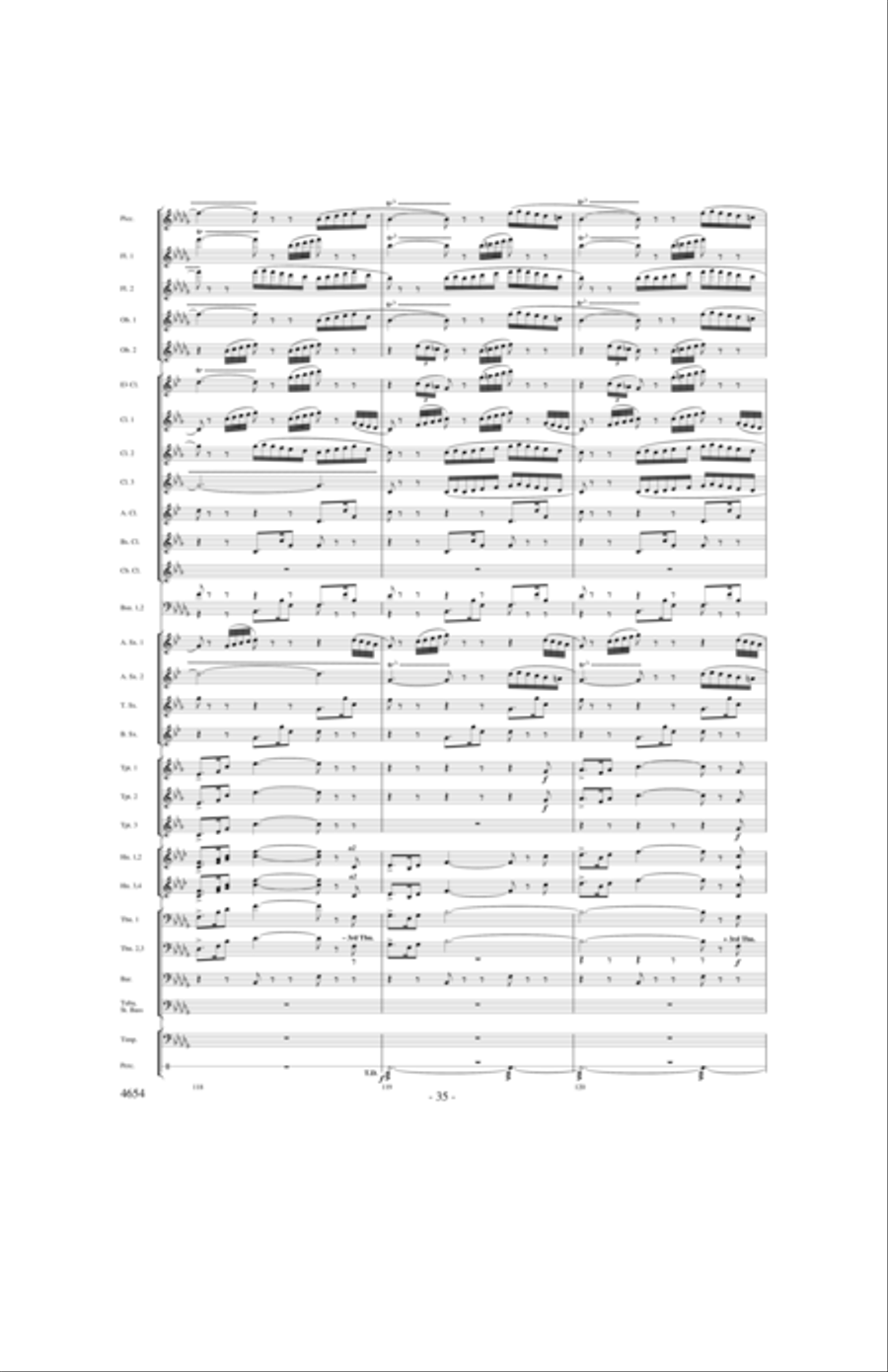 Ride of the Valkyries Concert Band scores gallery preview page 34