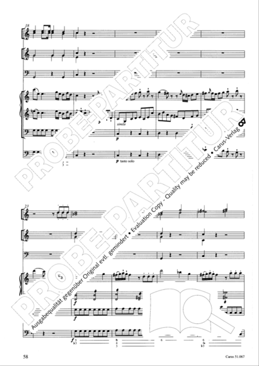 Church Sonatas Collection / Songbook scores gallery preview page 59
