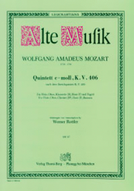 Quintett c-moll nach dem Streichquintett KV 406