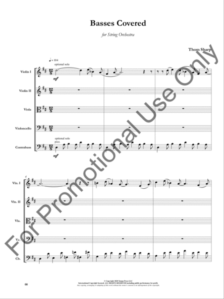 Basses Covered Basses Covered Orchestra scores gallery preview page 2