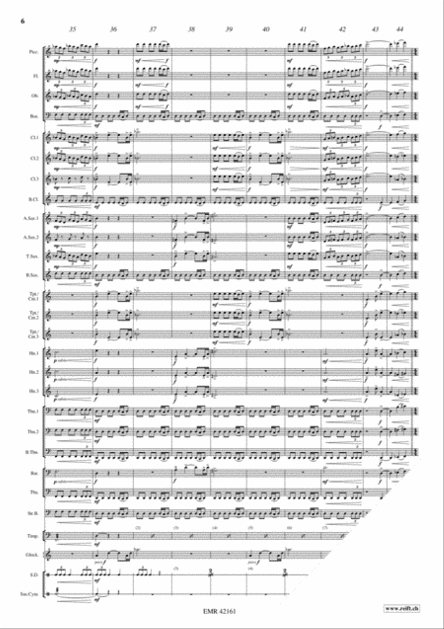 Atlantis: The Lost Empire Concert Band scores gallery preview page 5