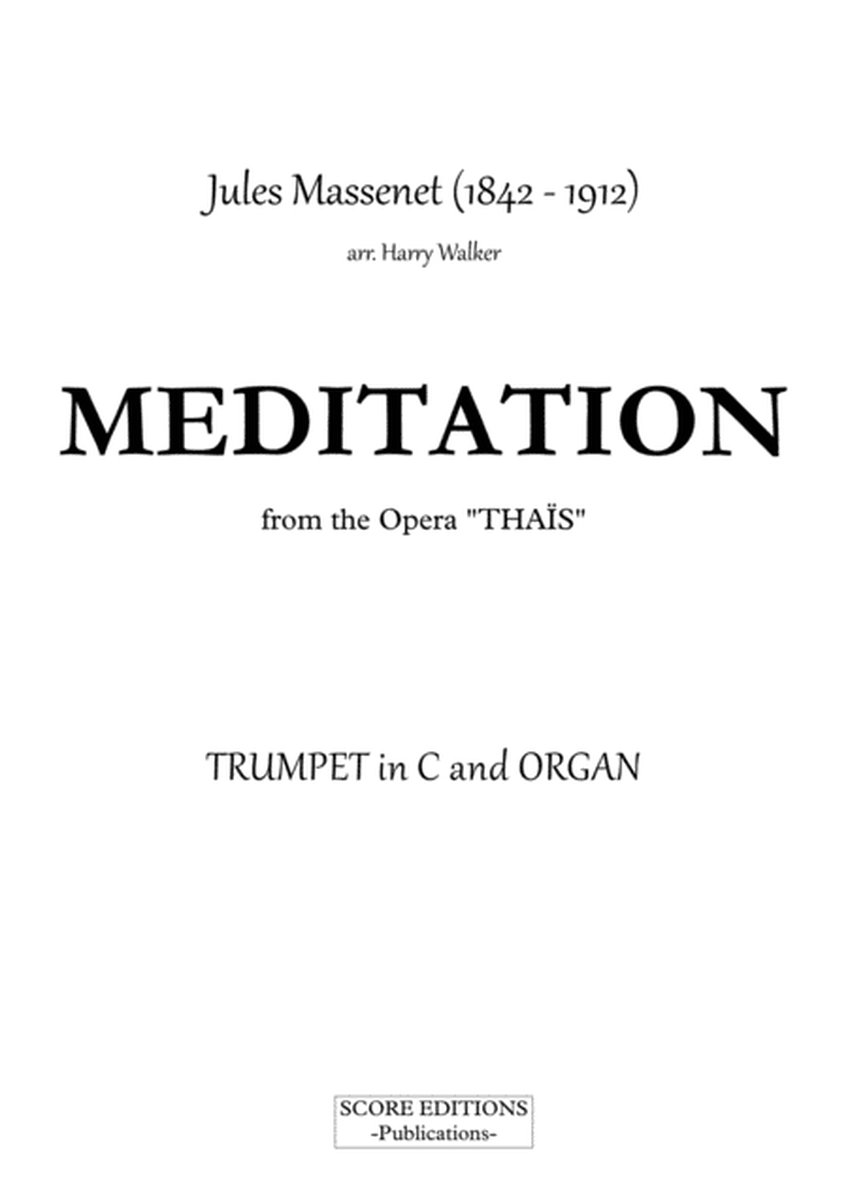 Meditation from "Thais" (for Trumpet in C and Organ) image number null