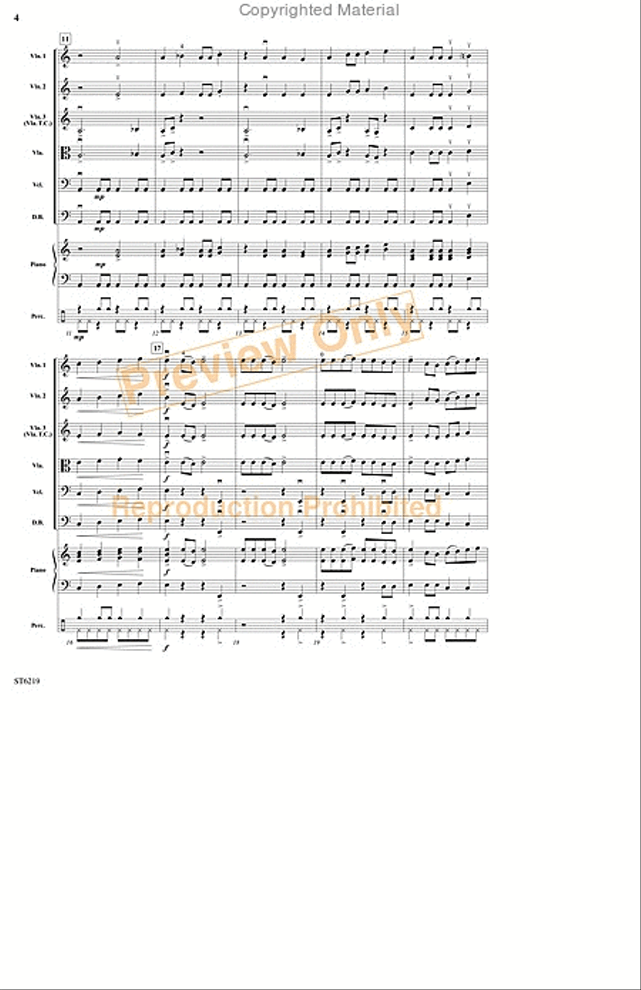 Phantom Train String Orchestra scores gallery preview page 3
