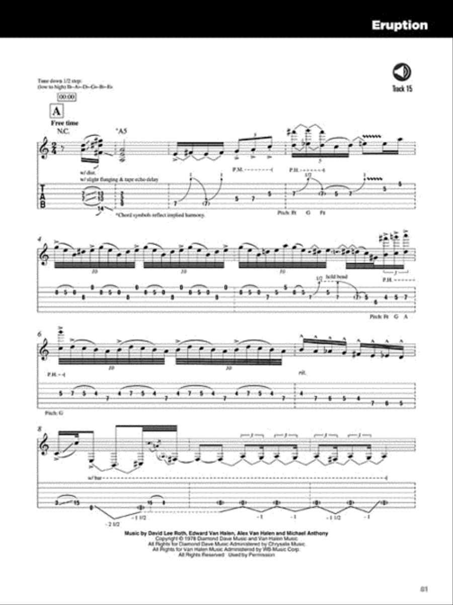 25 Great Guitar Solos Guitar Tablature scores gallery preview page 5