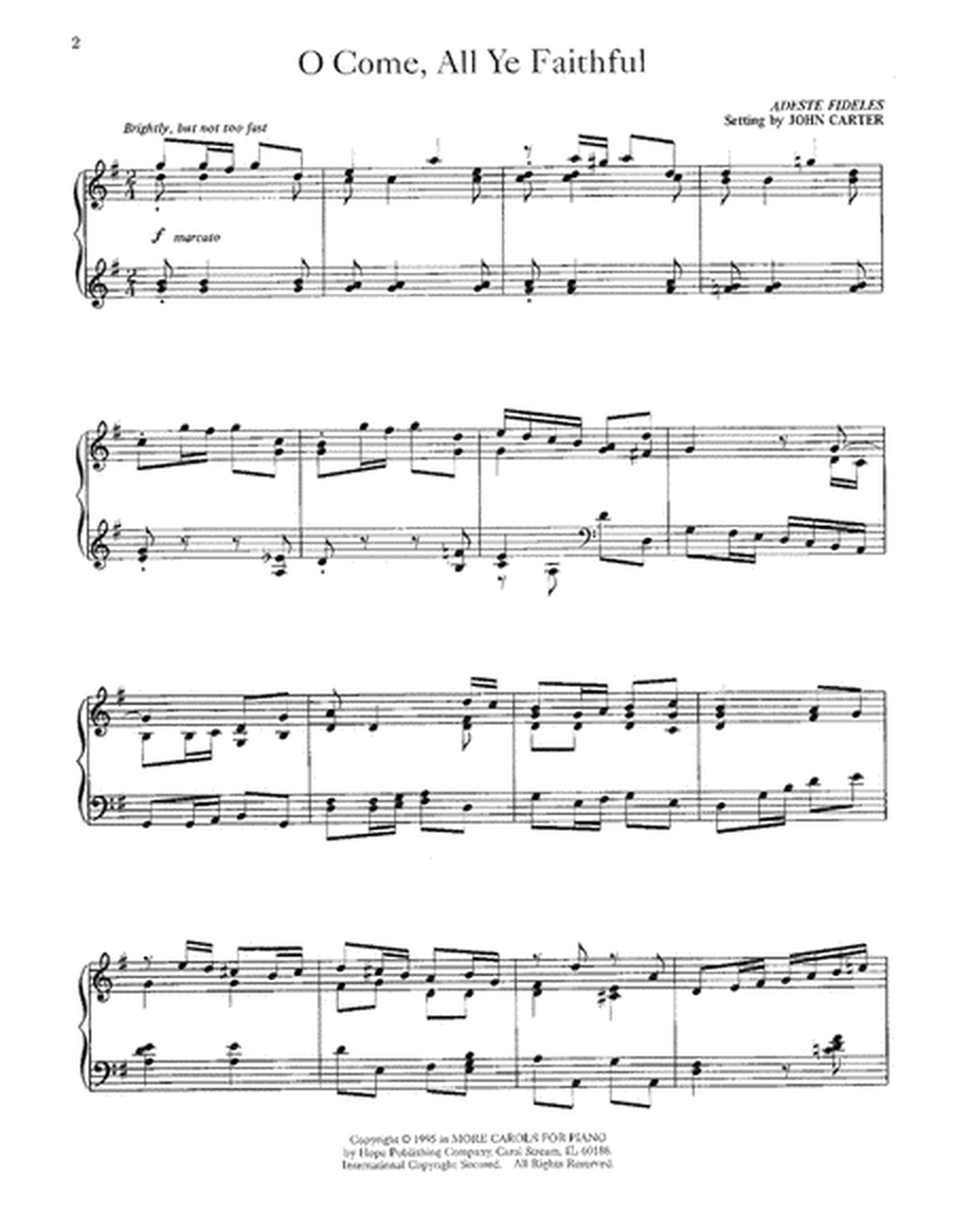 More Carols for Piano-Digital Download